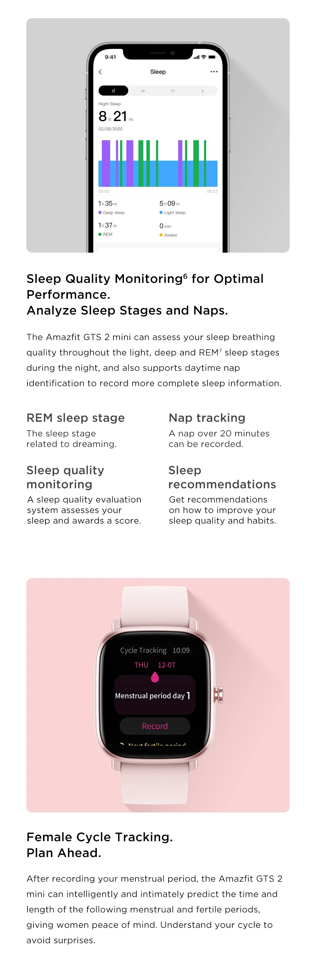 Amazfit GPS Smartwatch With Sports Modes And Sleep Tracking