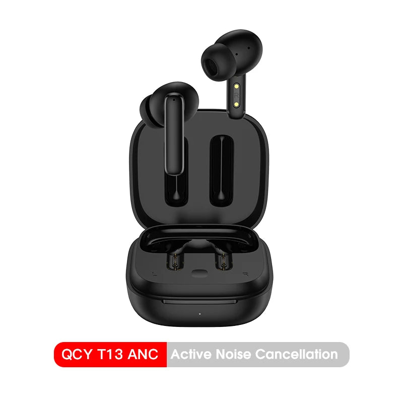 QCY T13 ANC Wireless Earphones Bluetooth Active Noise Cancelling Headphones