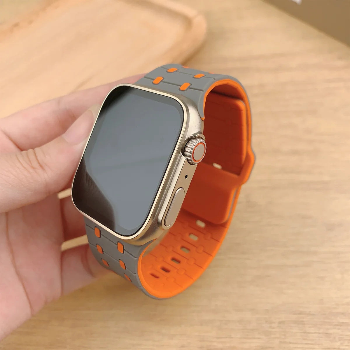 Silicone band For Apple watch Strap 46mm 45mm 41mm 44mm 49mm 40mm 38 42mm bracelet correa iwatch Series 10 9 8 7 6 5 3 SE Ultra