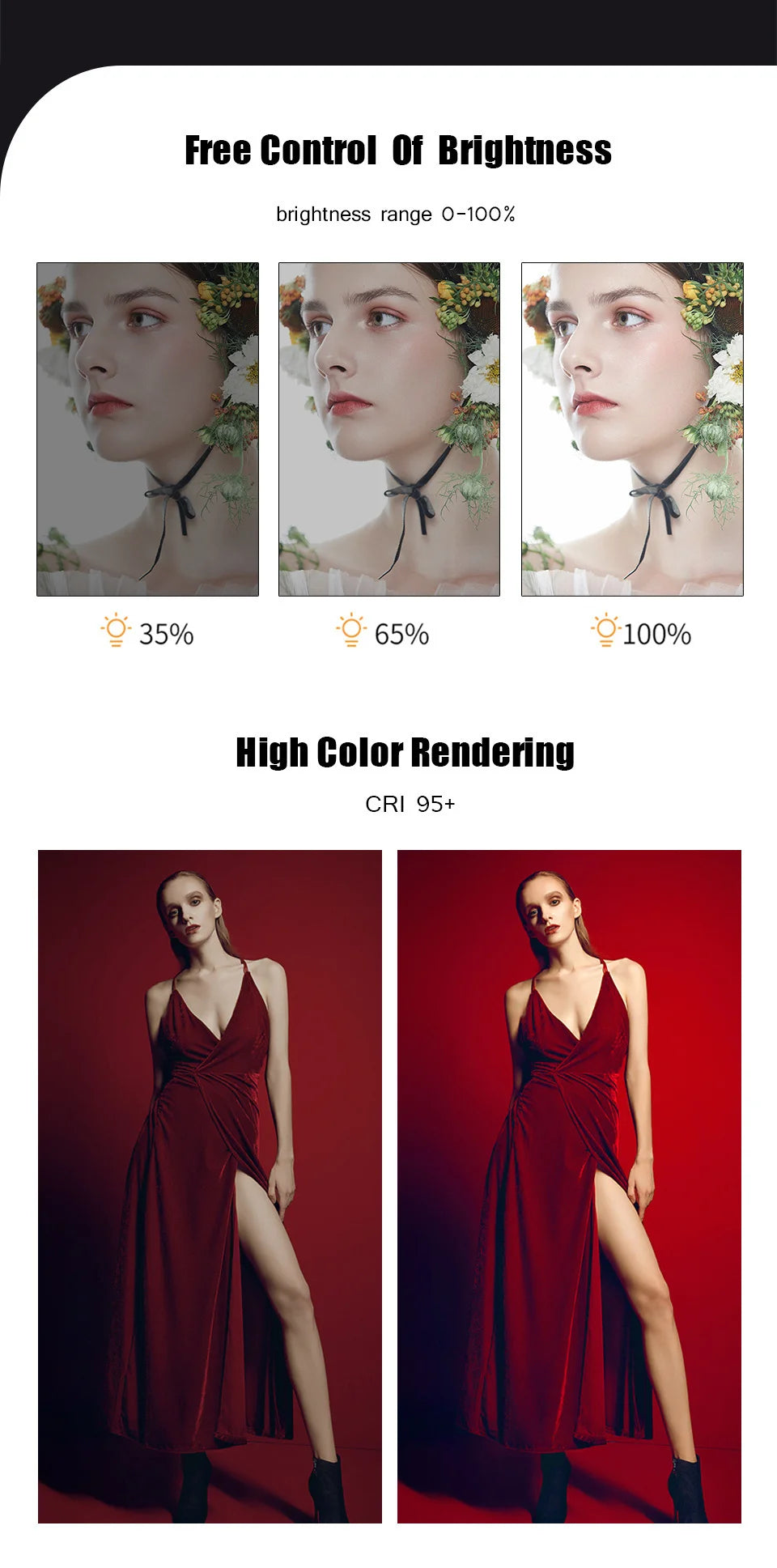 LED Photography Video Light Panel Lighting Photo Studio Lamp Kit With Tripod Stand RGB Filters For Shoot Live Streaming Youbube