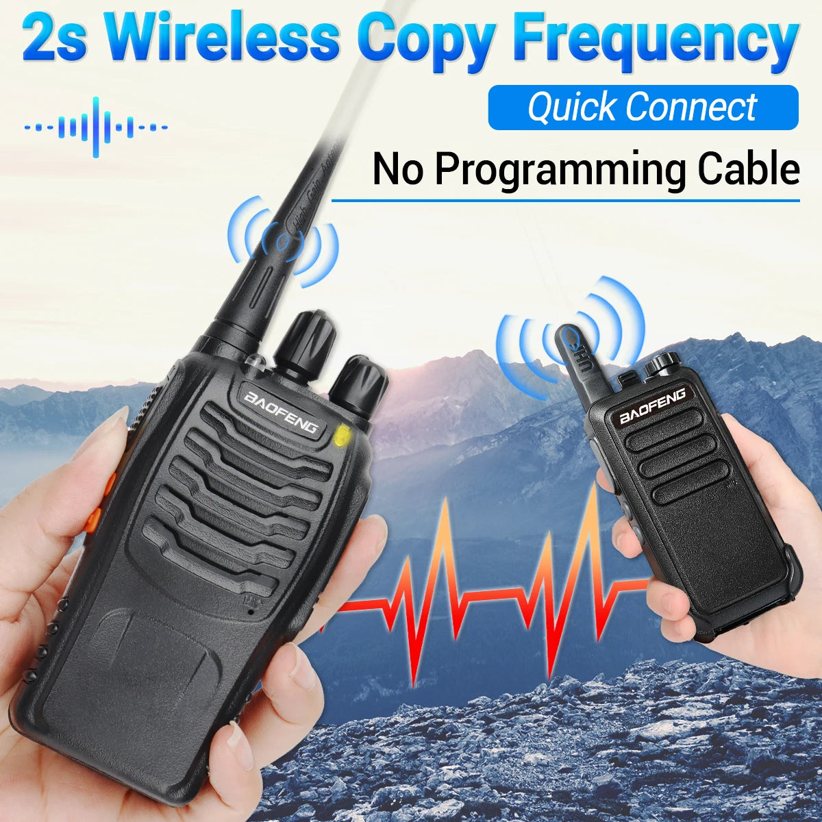 Baofeng BF-88E UHF Two Way Radio for Hunting Outdoors