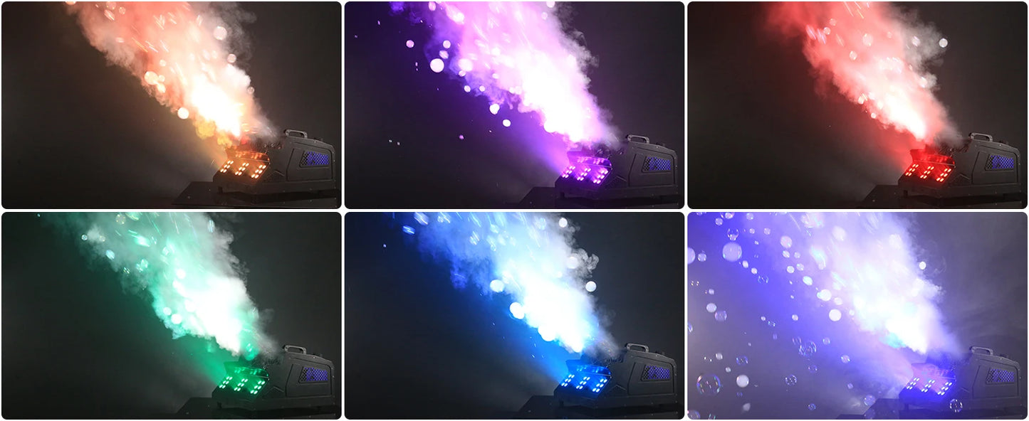U'King 1500W LED Smoke Bubble Fog Machine For Stage Events
