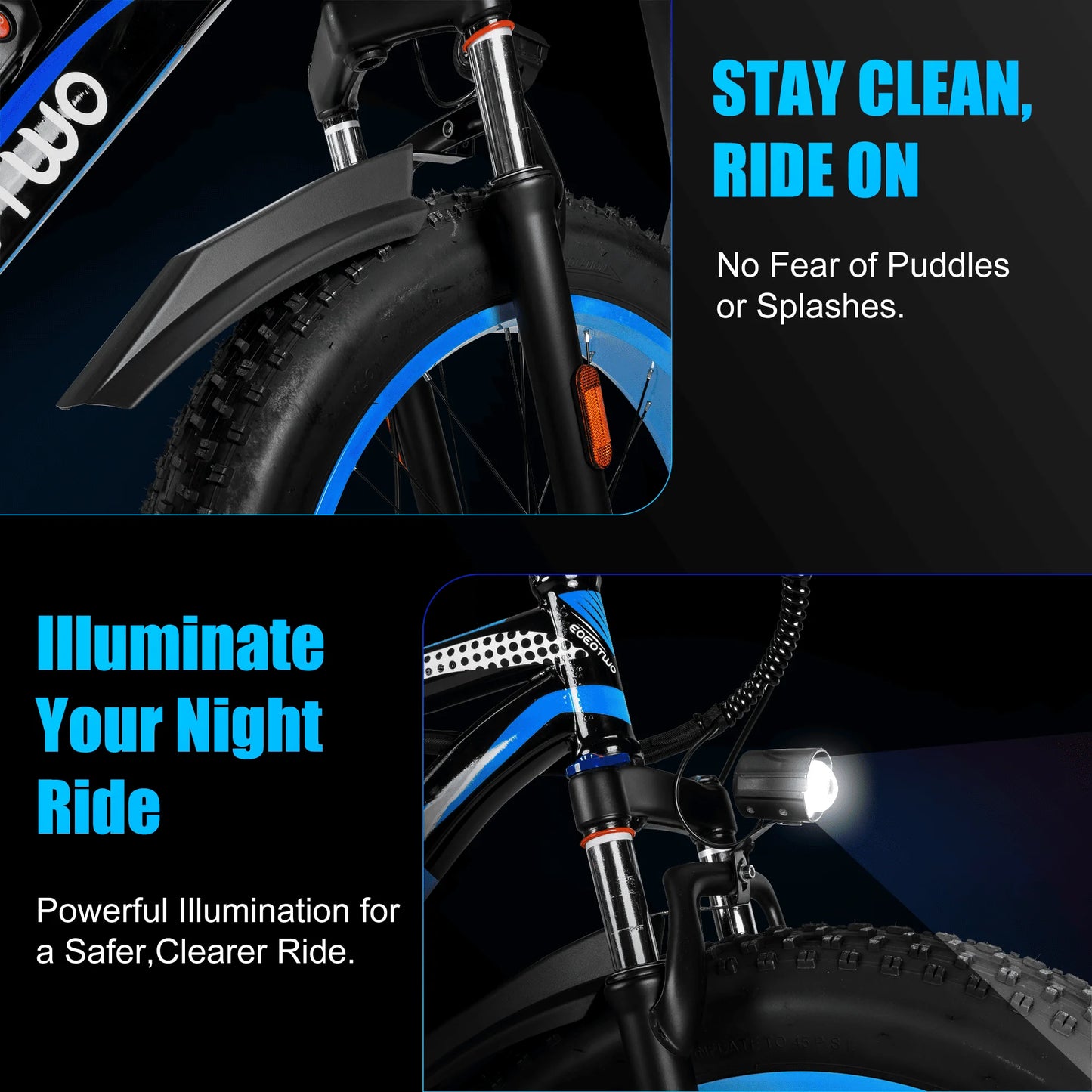 26" Fat Tire Electric Bike for Adults 48V 20Ah Battery 1000W Motor (Peak 1500W)  25-30MPH Fast Mountain Ebike Snow Beach Bicycle