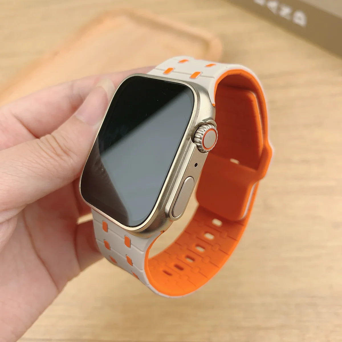 Silicone band For Apple watch Strap 46mm 45mm 41mm 44mm 49mm 40mm 38 42mm bracelet correa iwatch Series 10 9 8 7 6 5 3 SE Ultra