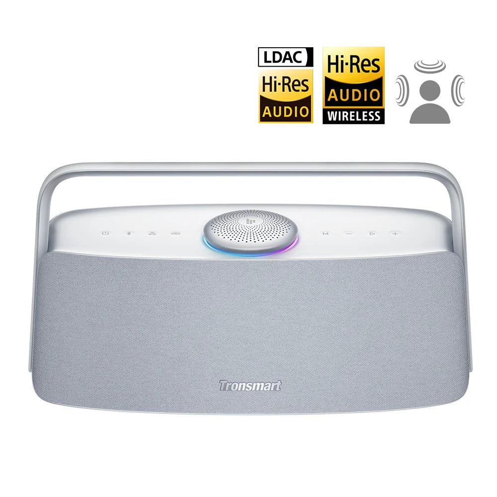 Tronsmart Fiitune X30 Bluetooth Speaker Wireless Portable Handle Home Speaker with Hi-Res Audio, 80W, IPX6, APP Control