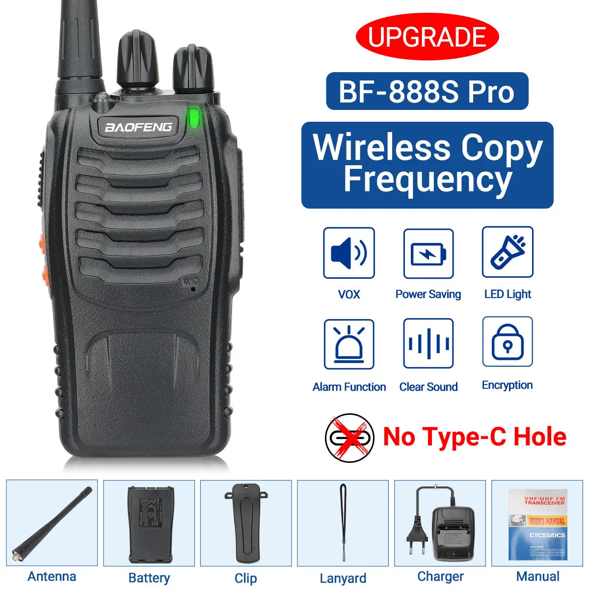 Baofeng BF-88E UHF Two Way Radio for Hunting Outdoors