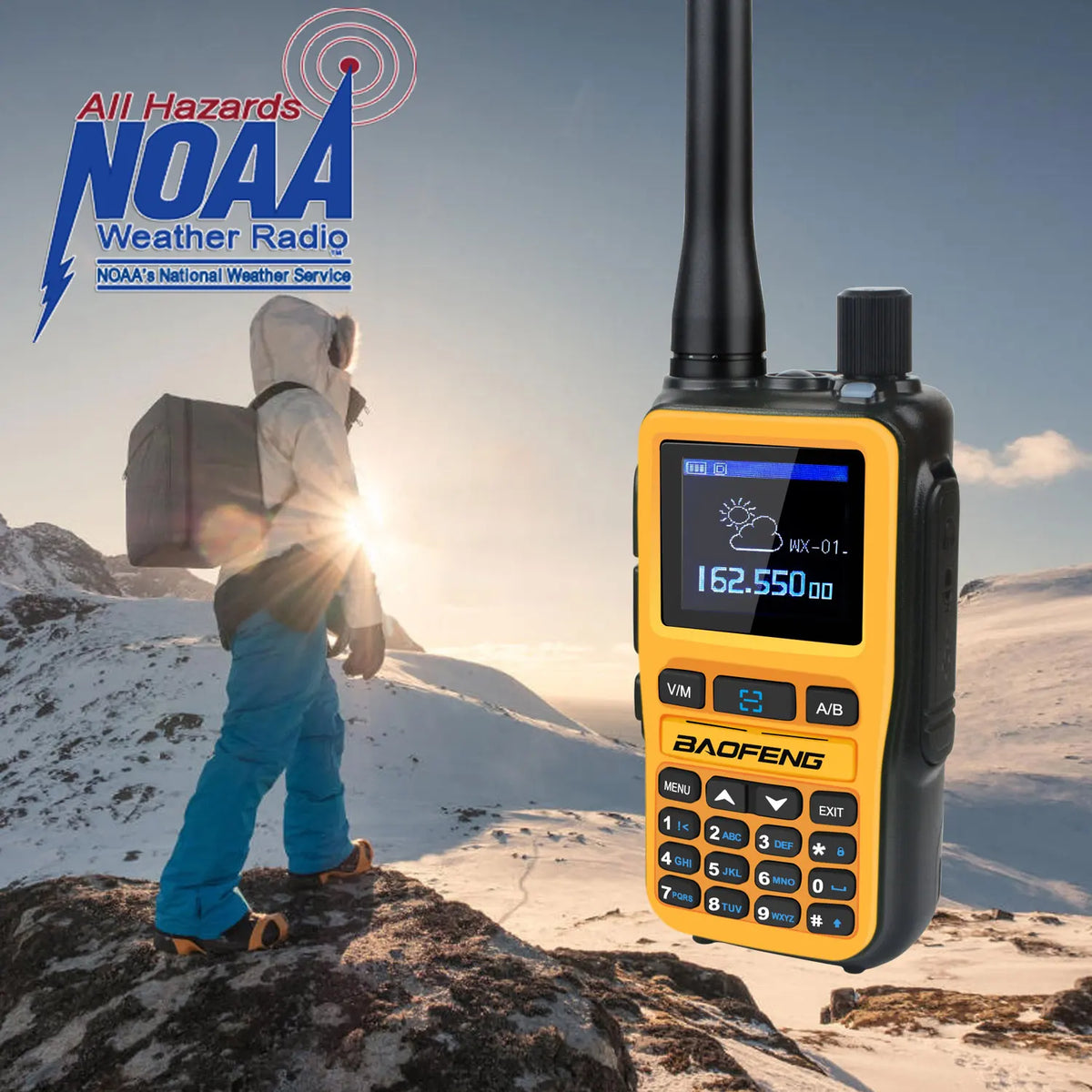 Baofeng UV-5R Dual Band Two-Way Radio With Type-C Charging