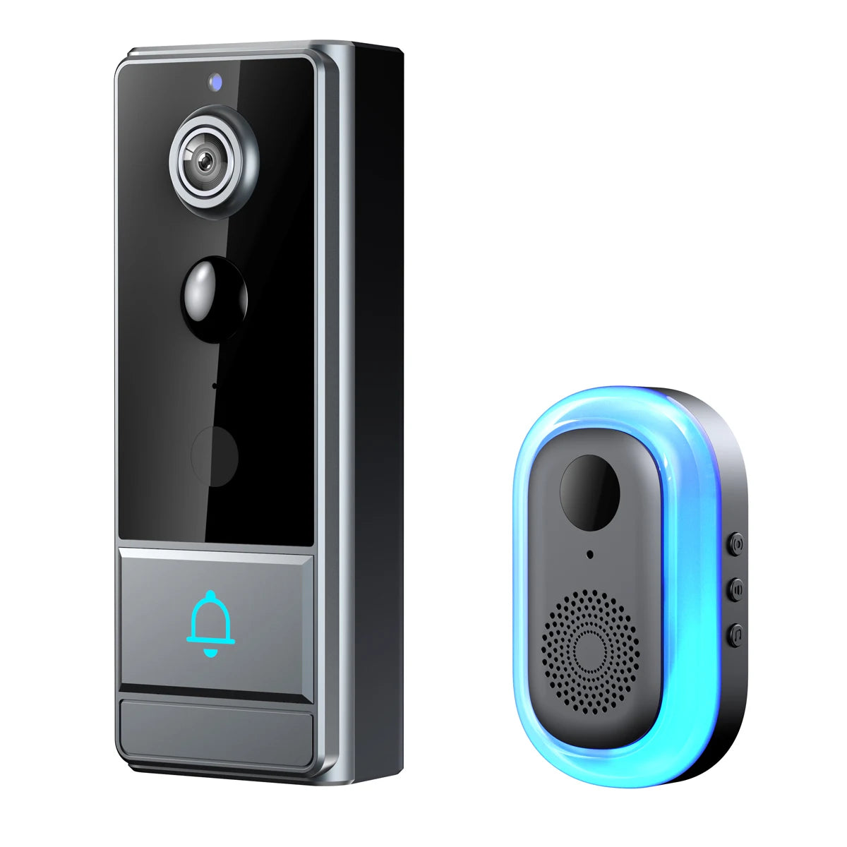 Wireless Smart Video Doorbell, Doorbell Camera, Home Security WiFi Doorbell Camera, PIR Motion Doorbell, Intelligent Package Detection,Elderly And Pets Safety Surveillance Camera Suitable Apartment/ Indoor/ Outdoor Security