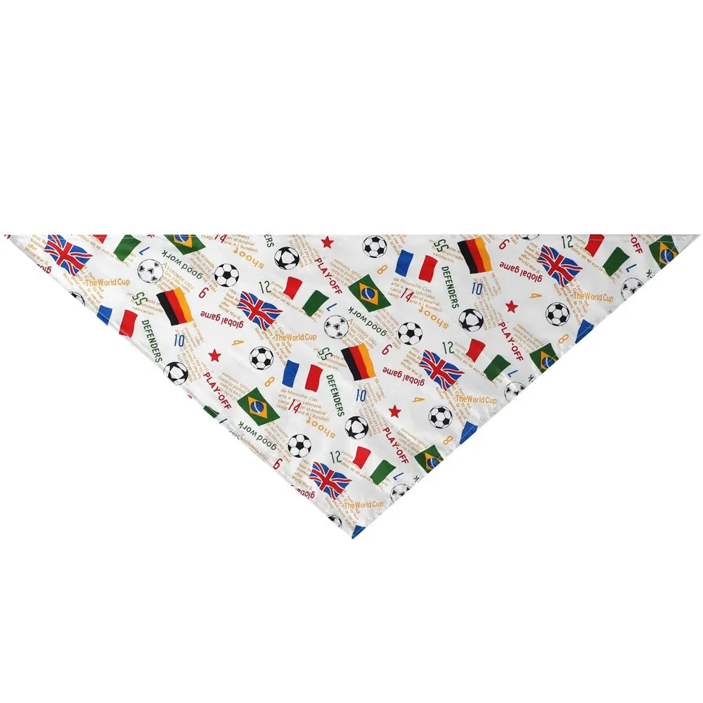Adjustable Fruit Floral Dog Bandana Soft Washable Scarf