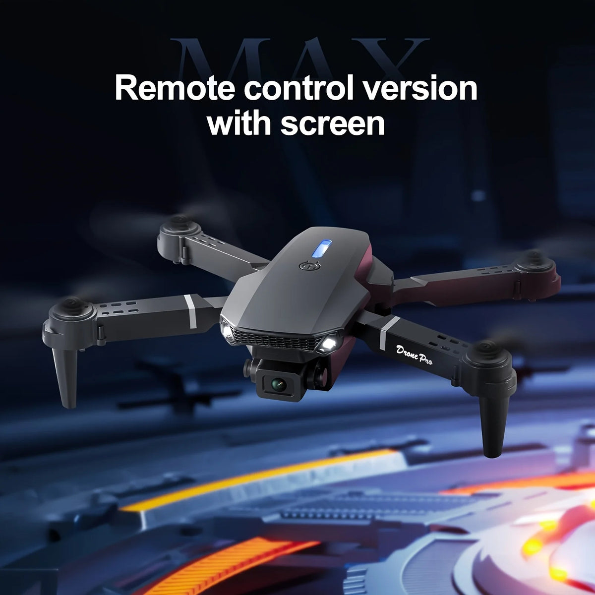 Evanovm E88Pro Max Foldable Dual Camera Drone With Auto Return