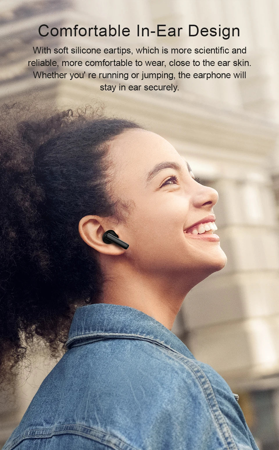 Qcy T13 Wireless Earbuds Active Noise Canceling Enc Mics