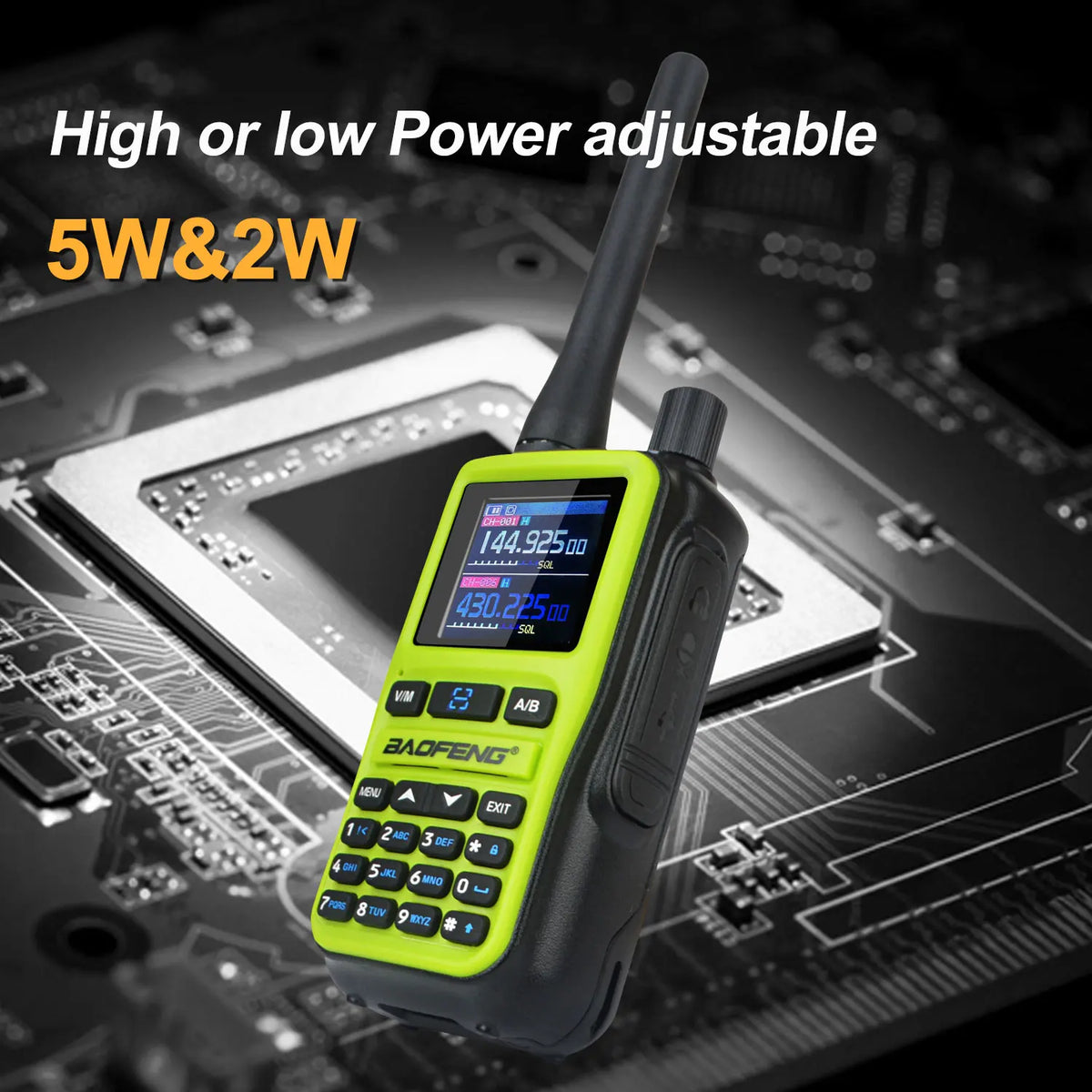Baofeng UV-5R Dual Band Two-Way Radio With Type-C Charging