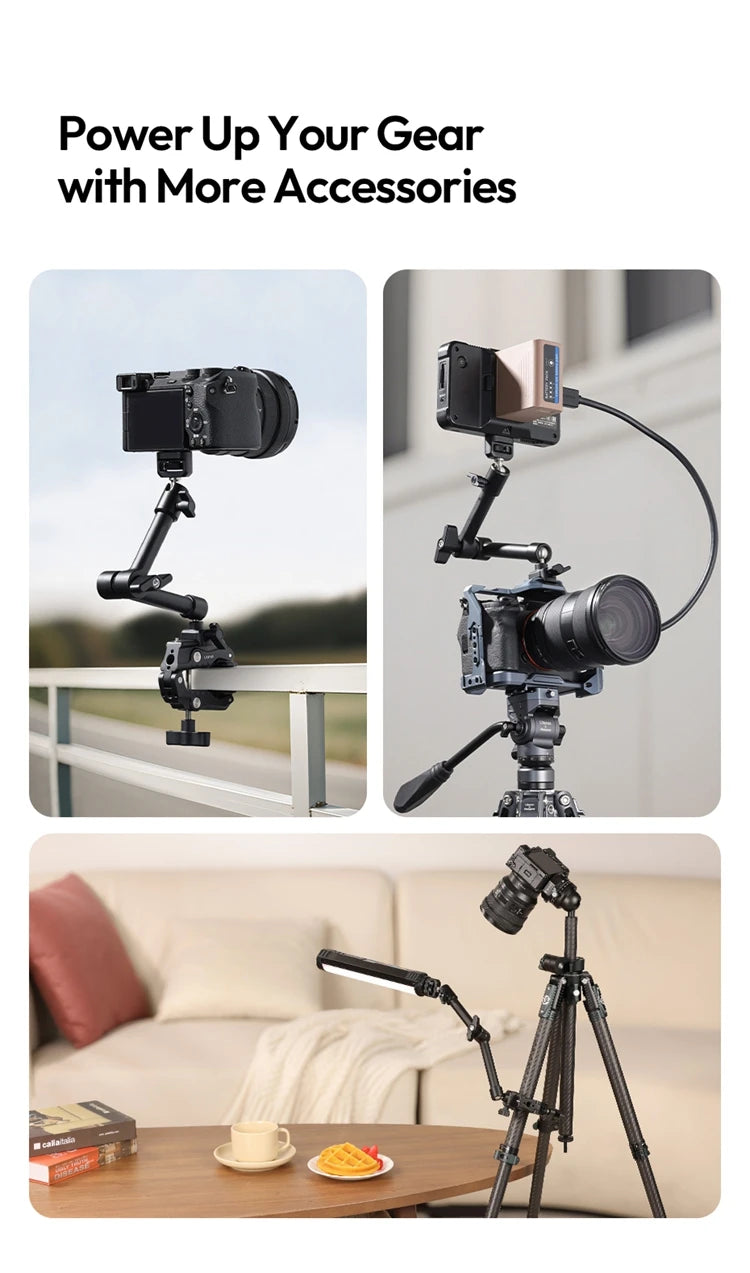 Ulanzi HD02 Magic Arm Super Clamp With Ball Head Mount