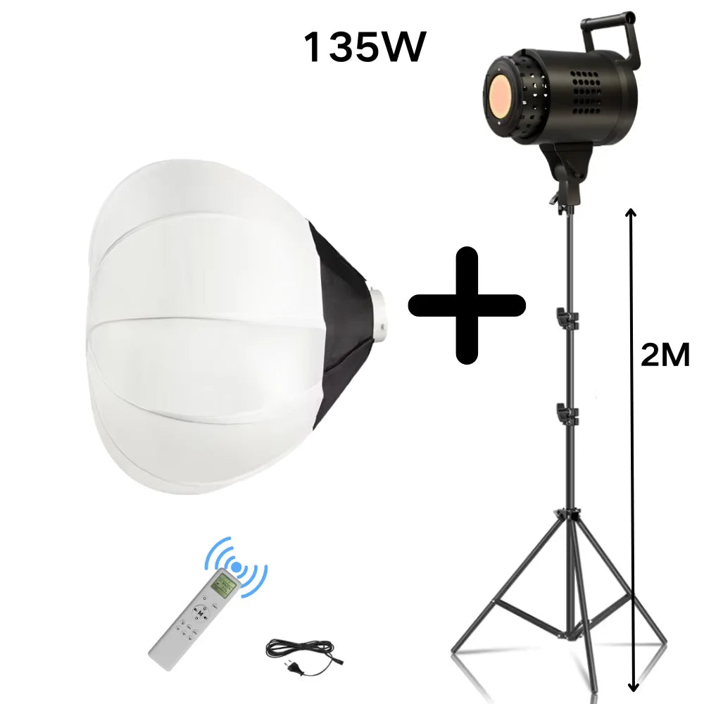 SH 115W LED Video Light With Bowens Mount Studio Lamp