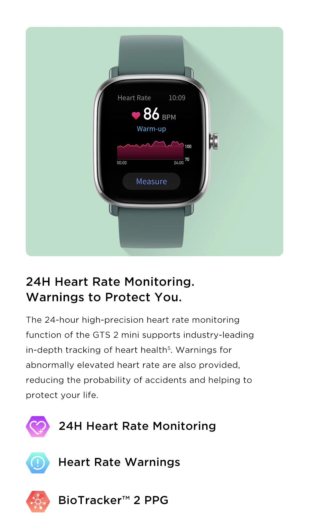 Amazfit GPS Smartwatch With Sports Modes And Sleep Tracking