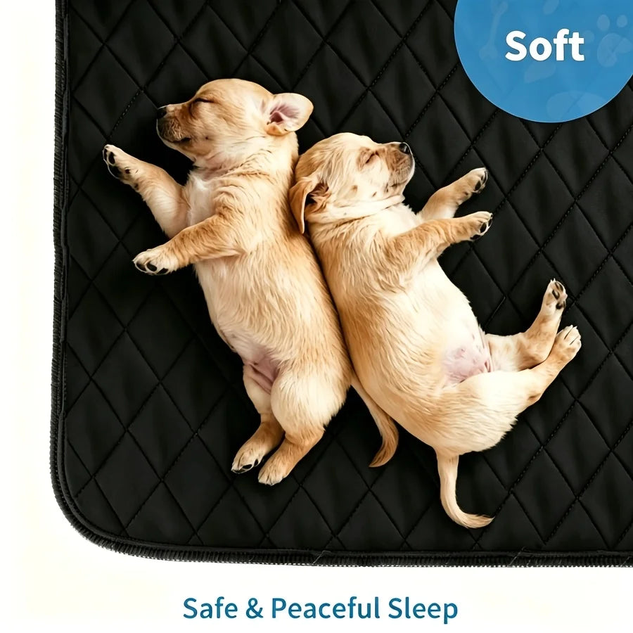 Washable Reusable Dog Pee Pads, 72"x72" Absorbent & Waterproof Puppy Training Pad for Crate, Playpen & Carpet, Large Potty Pads for Dogs, Cats & Small Pets