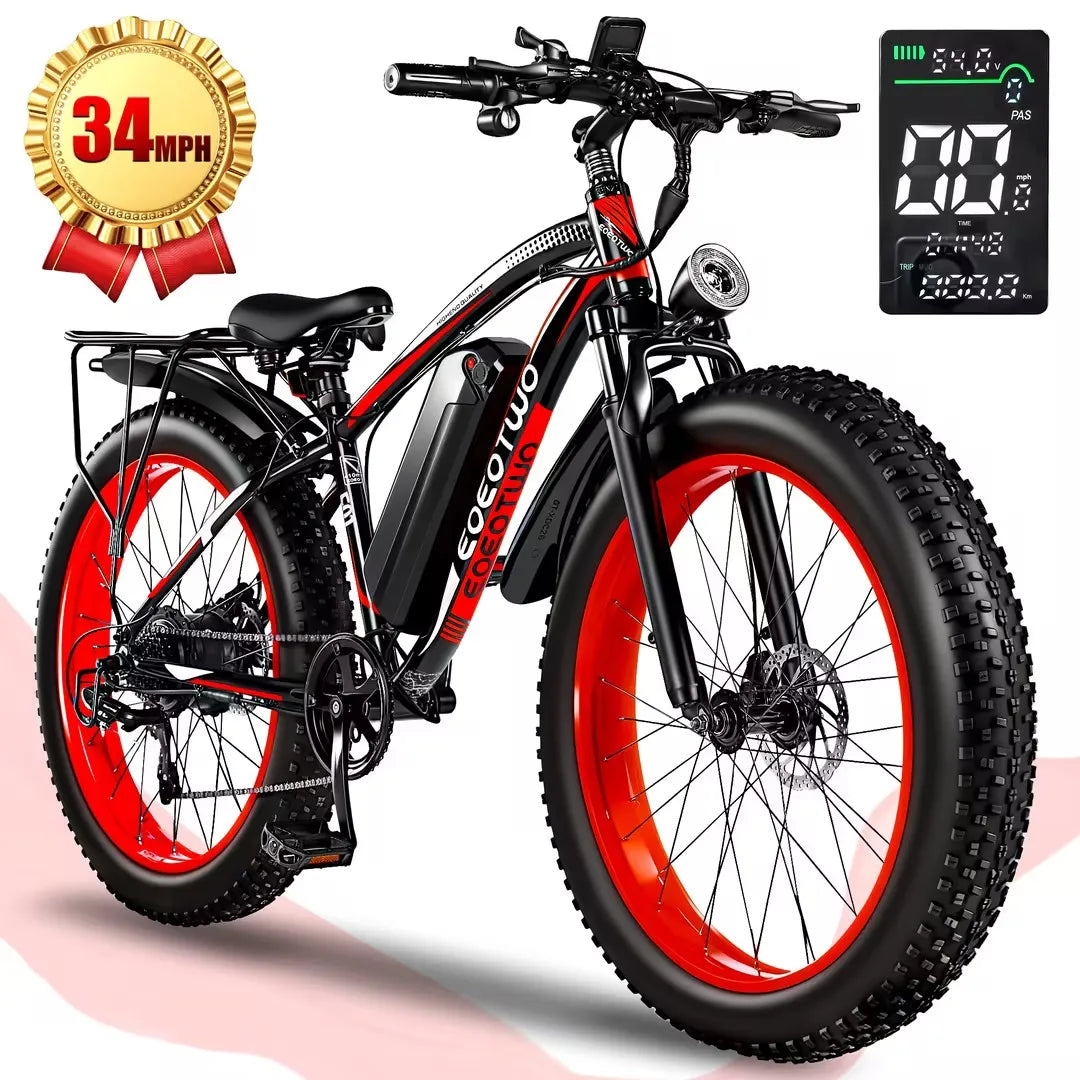 EOEOTWO 1500W Electric Fat Tire Ebike With High Speed