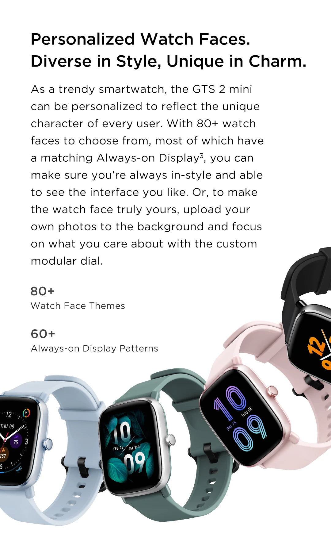 Amazfit GPS Smartwatch With Sports Modes And Sleep Tracking