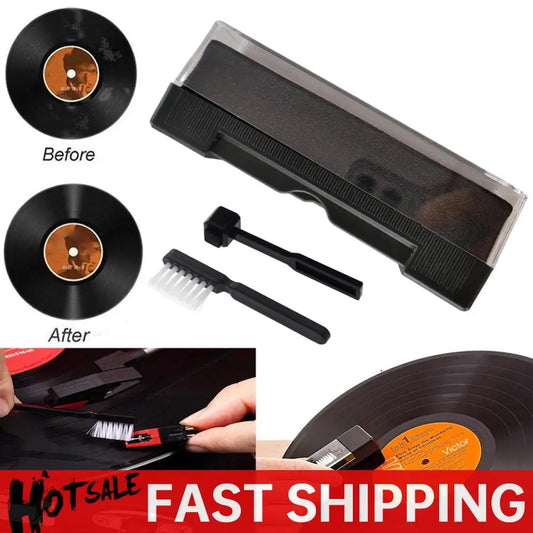 3 Pcs Vinyl Record Cleaner Kit Record Player Cleaning Kit Record Cleaner Cleaning Brush Dust Remover Kit Cleaning Brush Set