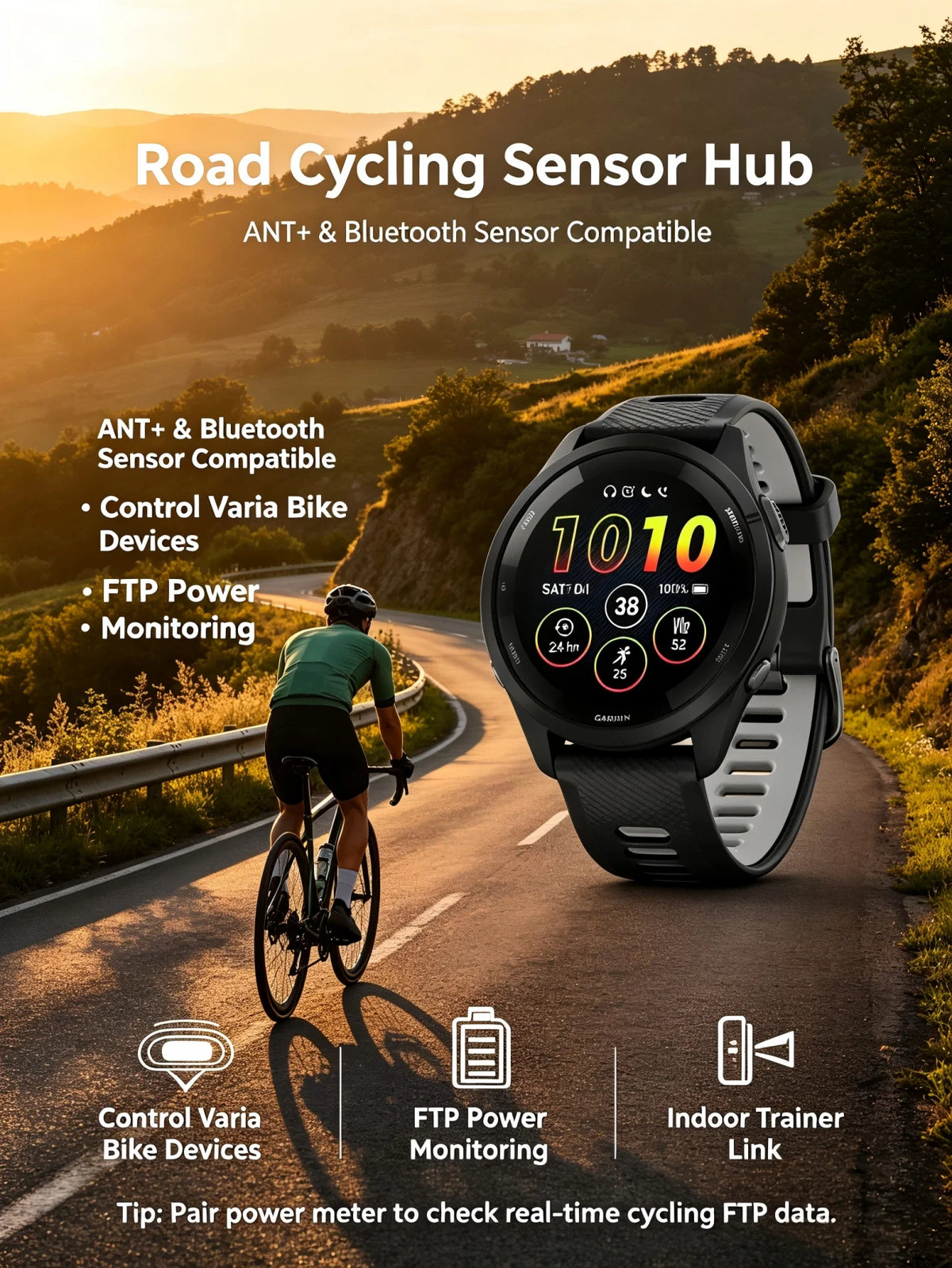 Garmin Forerunner 265 GPS Smartwatch With Health And Activity Tracking