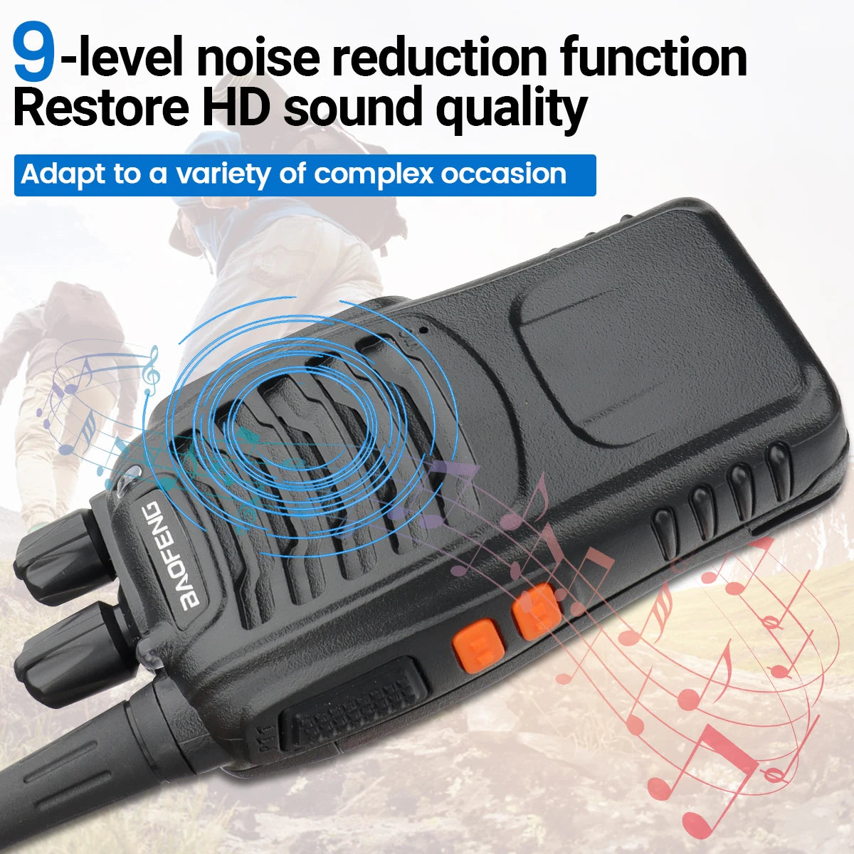 Baofeng BF-88E UHF Two Way Radio for Hunting Outdoors