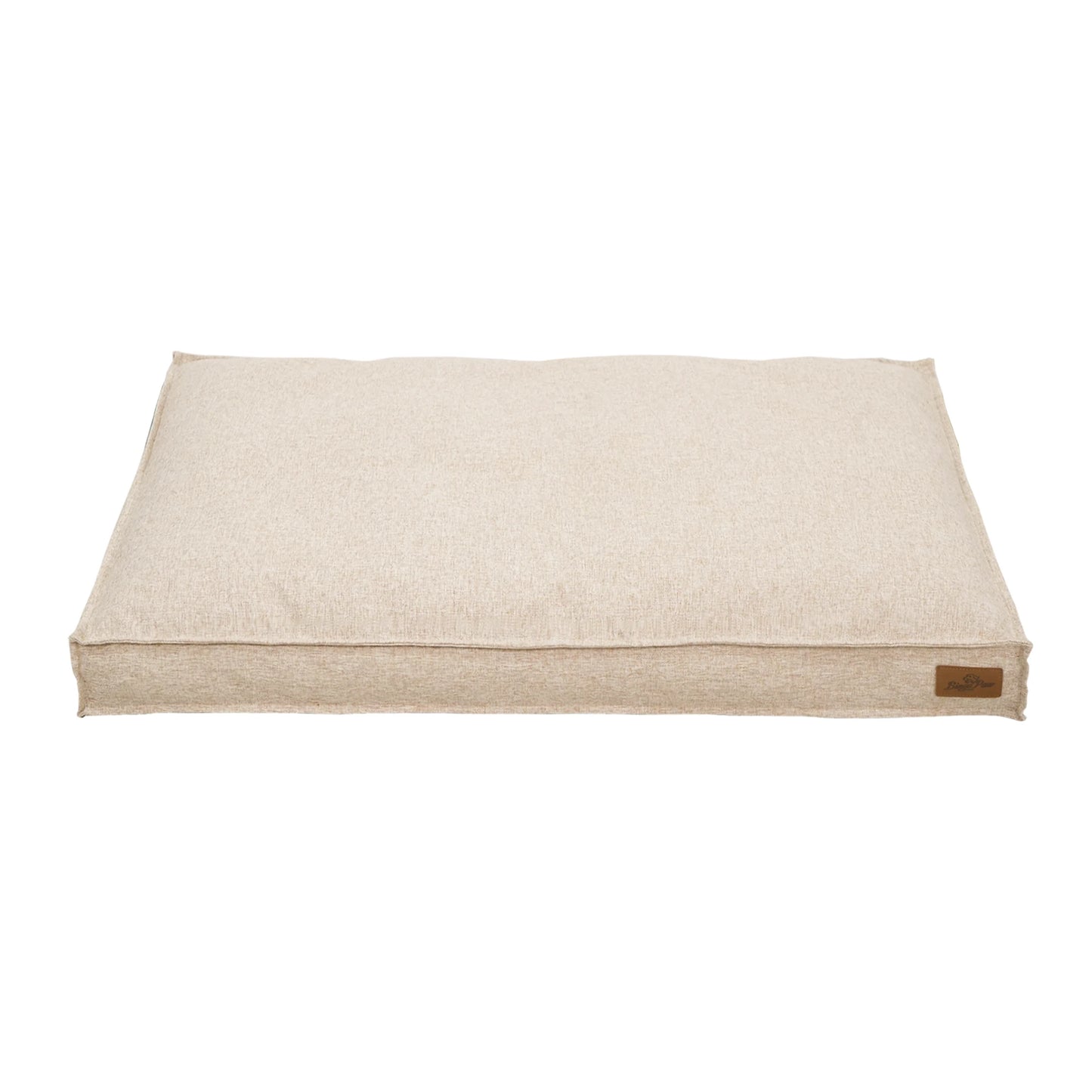 BingoPaw Large Dog Bed Washable: Rectangular Dog Pet Pillow Bed with Linen Cover Foam Base, Waterproof Lining, Cozy Sleep Bed Crate Mattress for Dogs, Kennels