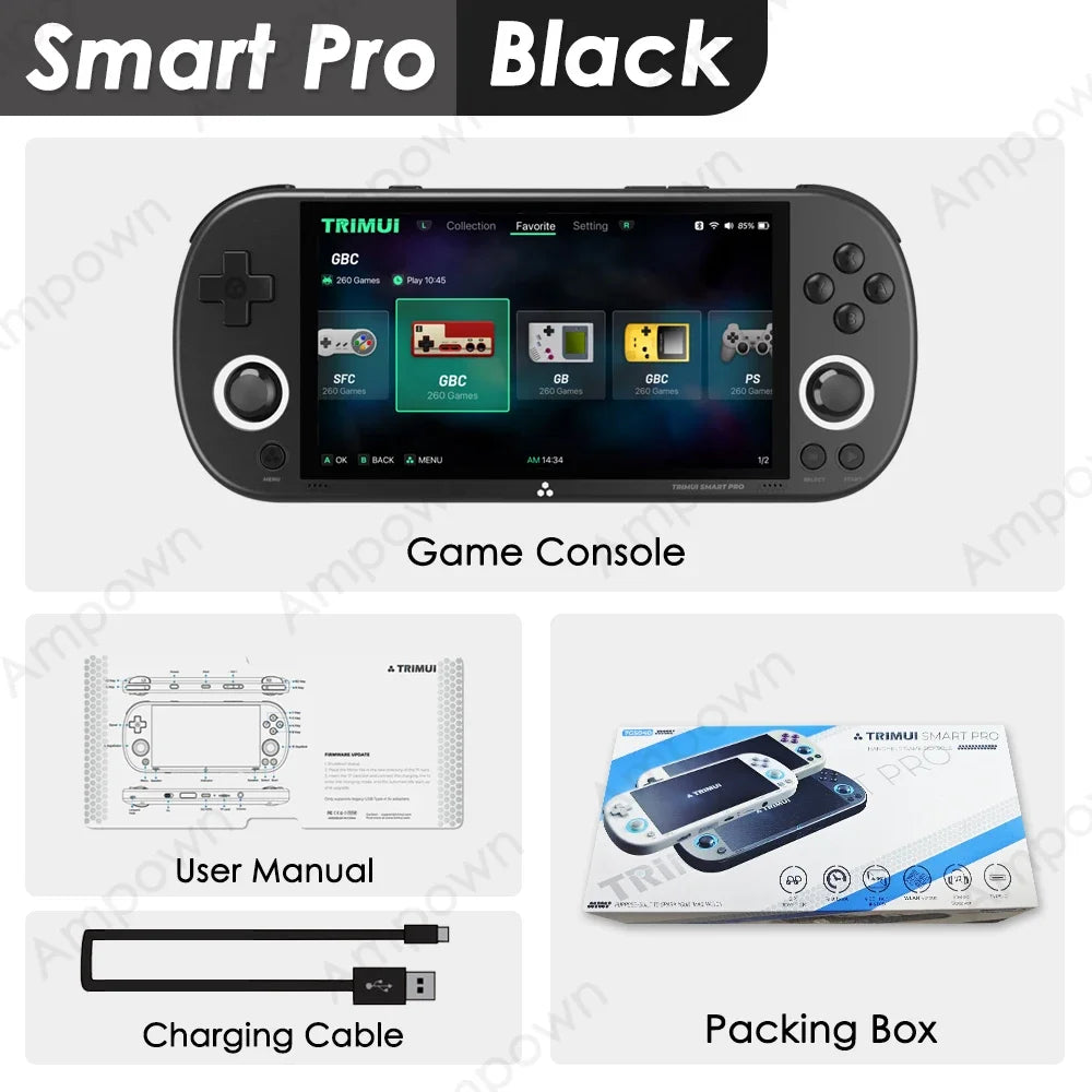 Trimui Smart Pro Handheld Game Console With Linux System