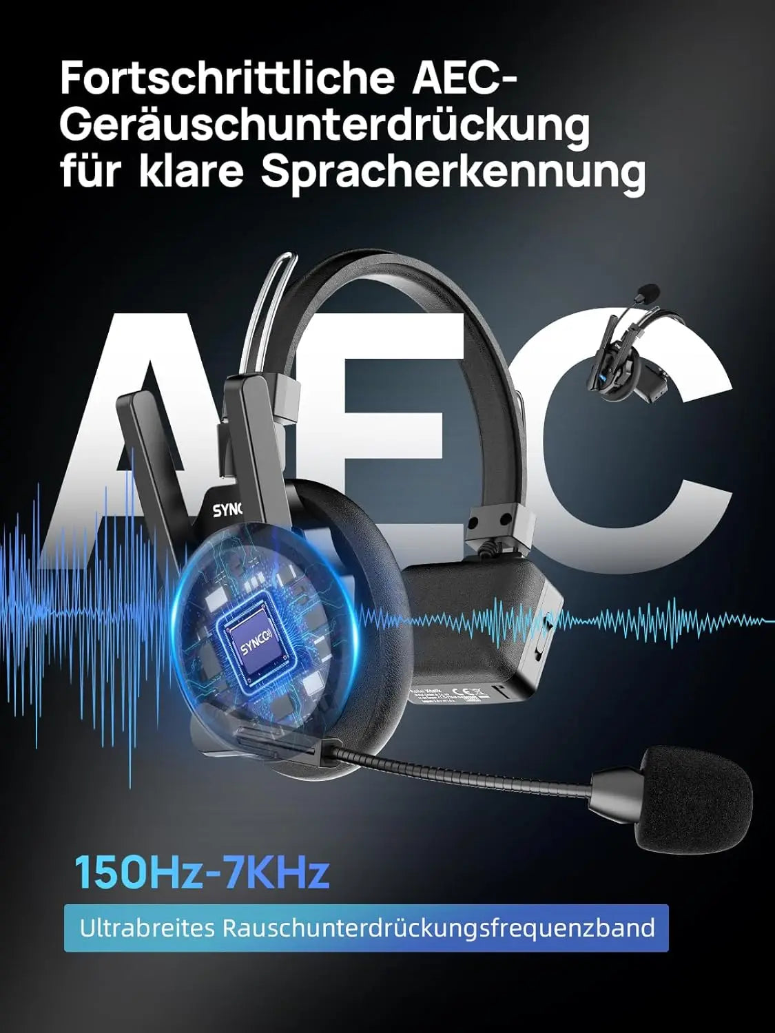 SYNCO XTALK XPRO 2.4G Wireless Intercom Headset 500m 5-Person Communication Noise Reduction for Live Broadcast & Video Shooting