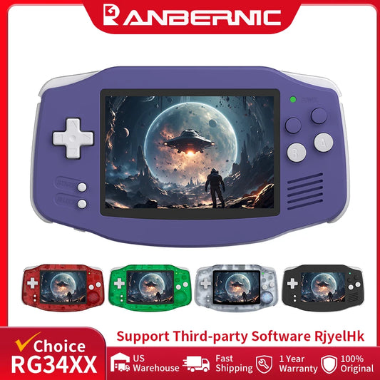 Anbernic RG34XX Retro Handheld Game Console WiFi Bluetooth