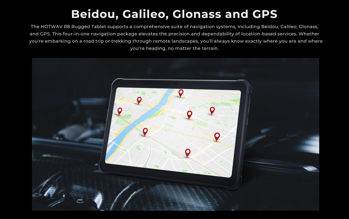 HOTWAV R8 Rugged Android Tablet With IP68 And IP69K Protection