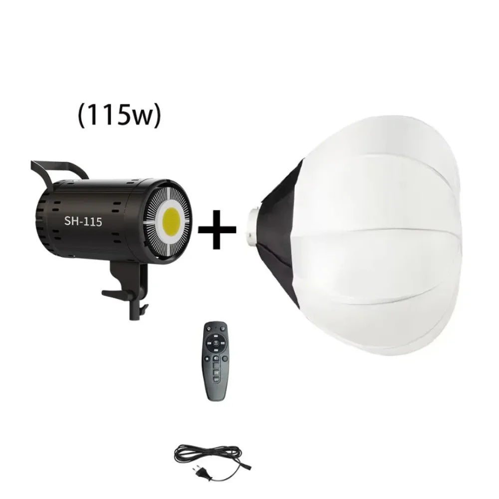 SH 115W LED Video Light With Bowens Mount Studio Lamp