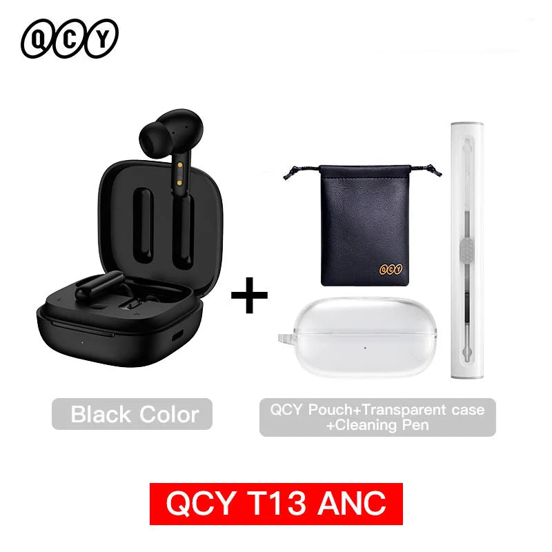 Qcy T13 Wireless Earbuds Active Noise Canceling Enc Mics
