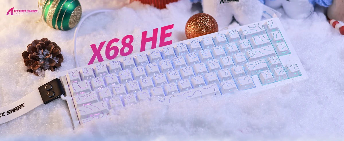 Attack Shark Rapid Trigger Hall Effect Mechanical Gaming Keyboard
