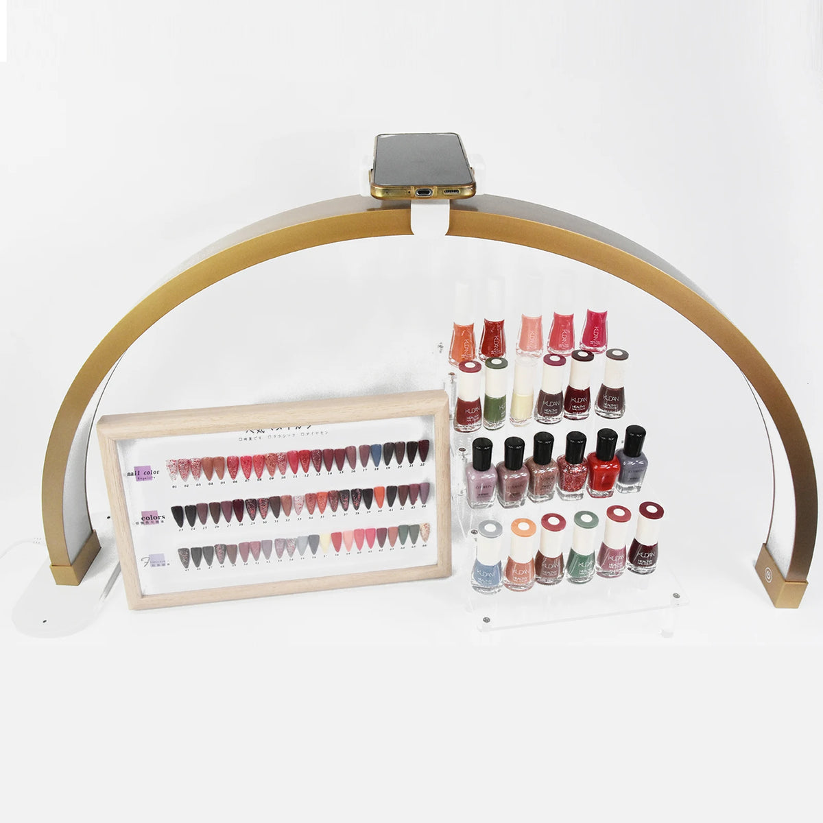Professional Fosoto Adjustable Led Half Moon Nail Manicure Lamp