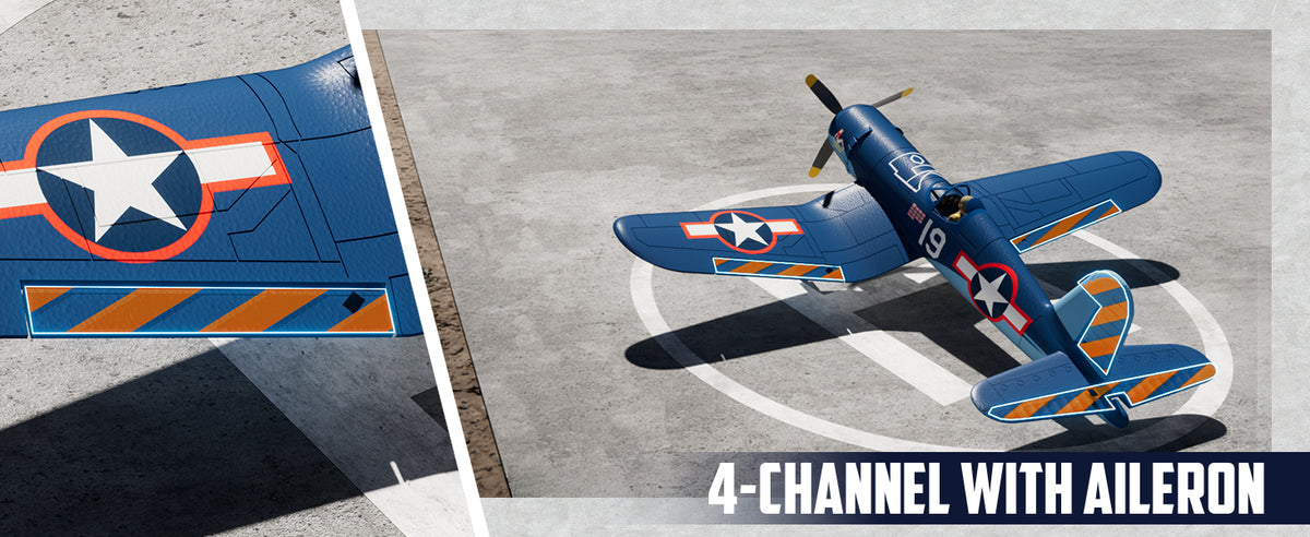 Volantexrc F4U Corsair Brushless RTF Remote Control Plane