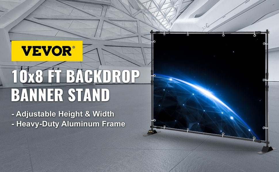 SucceBuy Adjustable Telescopic Backdrop Stand For Photography
