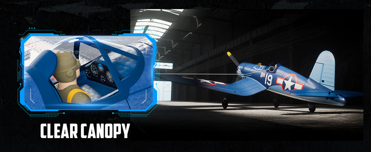 Volantexrc F4U Corsair Brushless Airplane Four Channel Ready To Fly