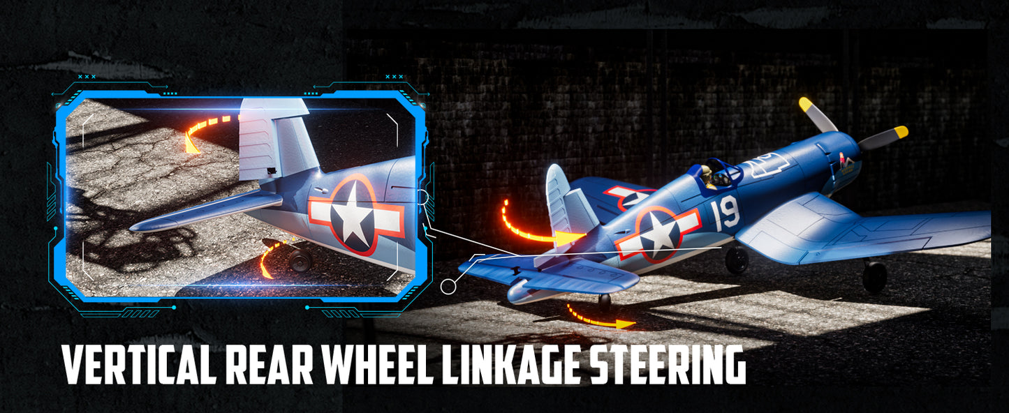 Volantexrc F4U Corsair Brushless Airplane Four Channel Ready To Fly